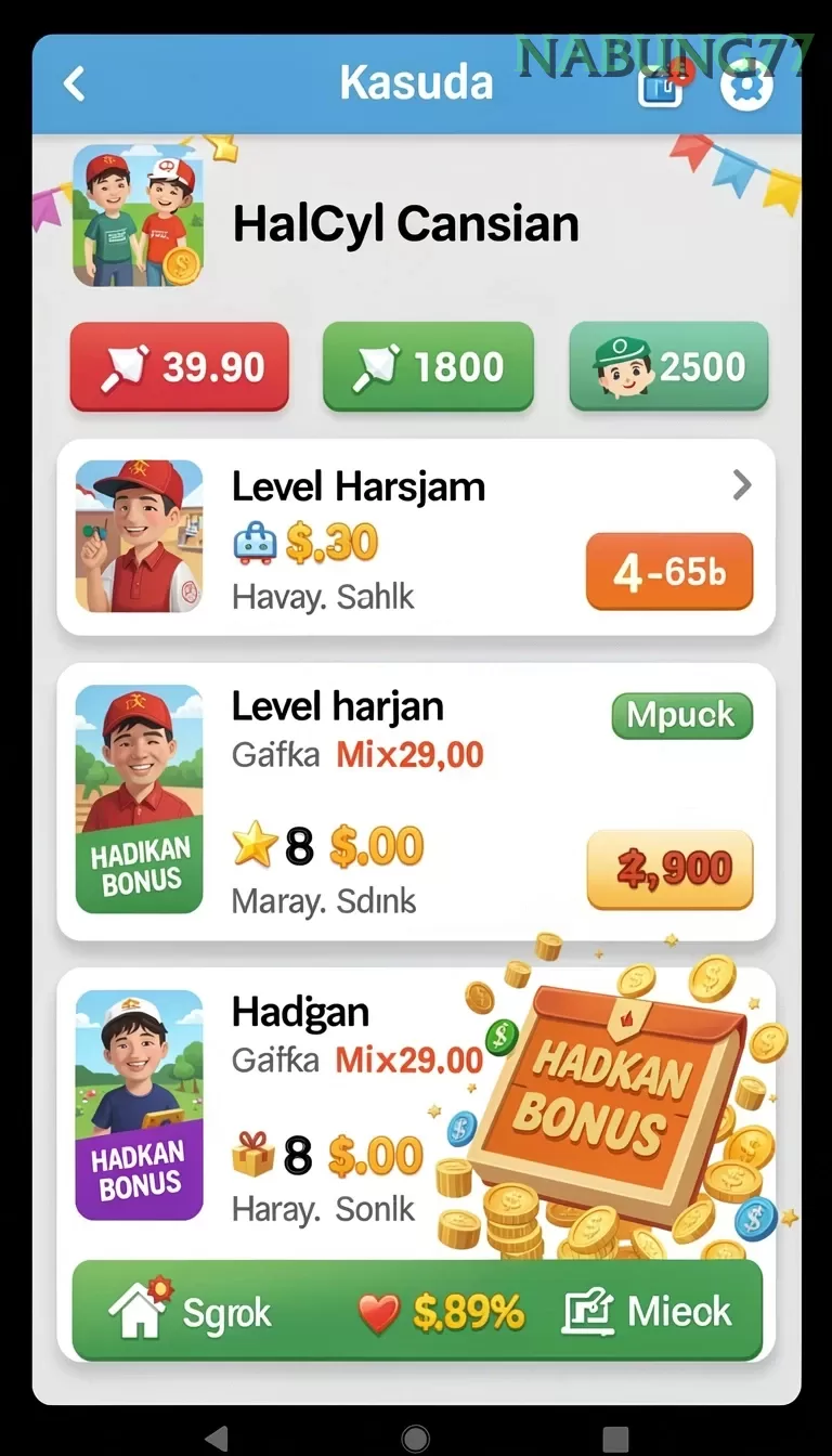 Cuplikan layar JOSS777 — pengaturan akun